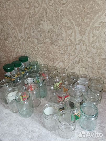 Банки стеклянные 31 шт- 0.5л, 0.7л, 1 л