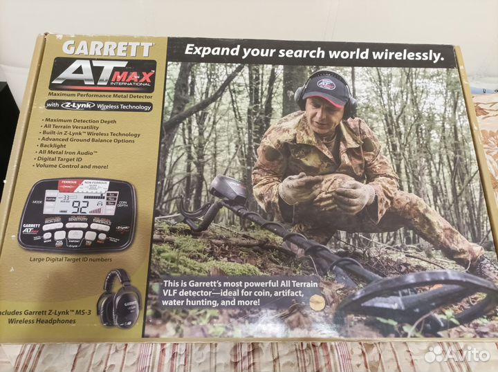 Металлоискатель Garret AT Max бу