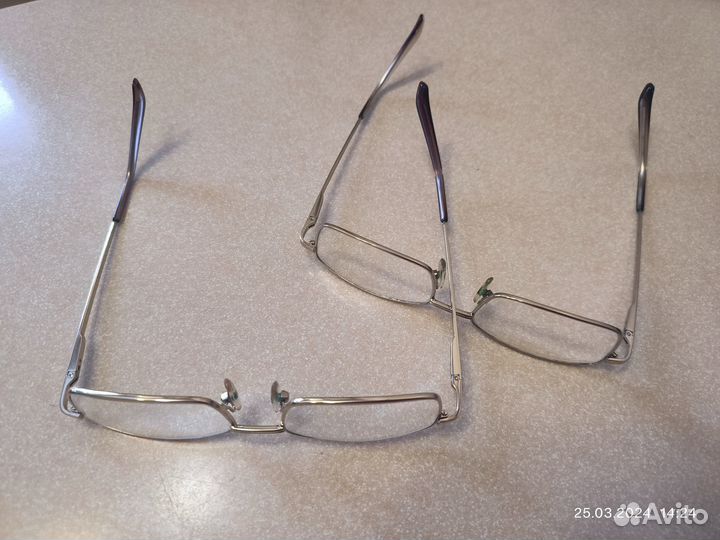 Стеклянные очки для зрения с диоптриями+0.75 +0,75