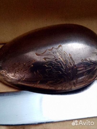 Серебро 84проба Вилка Ложка Нож