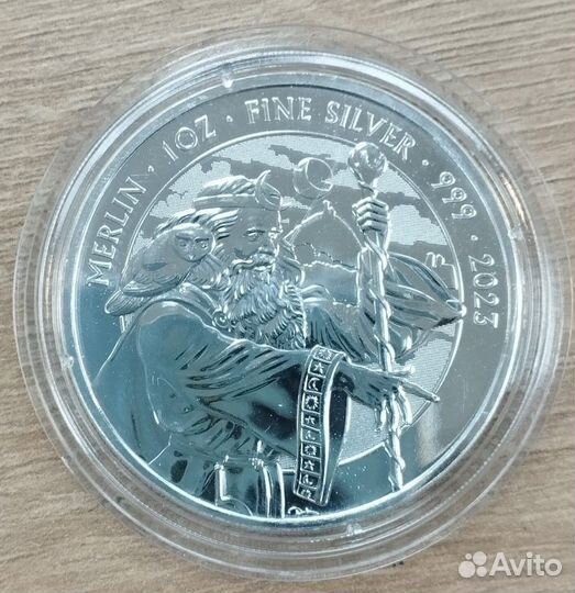 Серебряная монета 