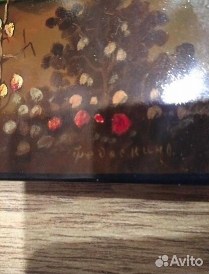 Панно. Федоскино. Живопись. СССР