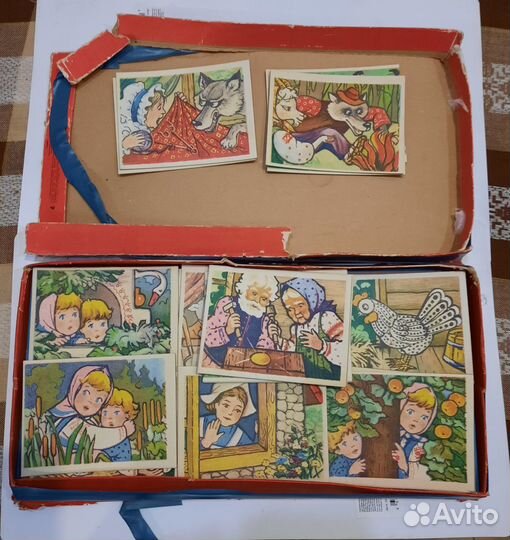 Детские настольная игры лото времён СССР