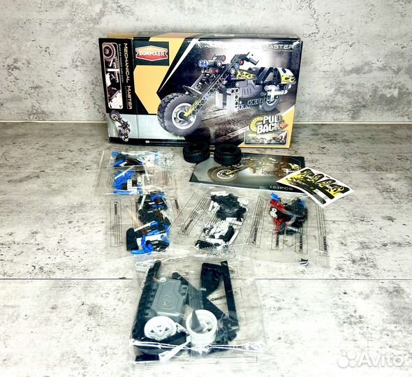 Конструктор Мотоцикл QiHui 183 детали