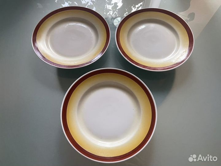 Тарелки советские набор 3 шт СССР