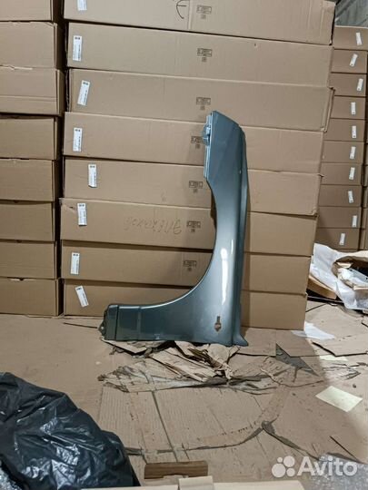 Крыло левое ваз 2110 2112 средний серо-зеленый