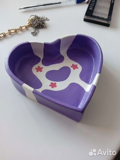 Глиняная тарелочка (для украшений)