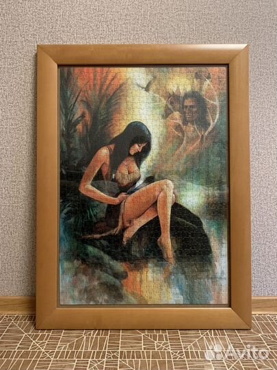 Большая картина из пазлов :)