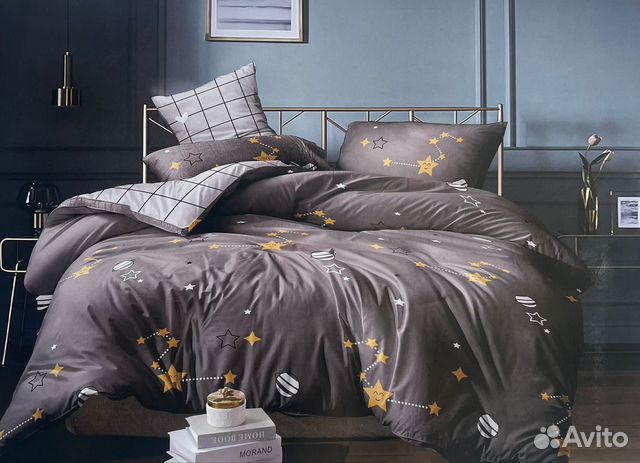 Постельное белье 1.5 спальное Сатин