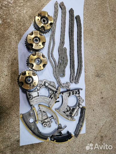 Комплект цепей Audi A6C6 2.8FSI ccea c фазниками