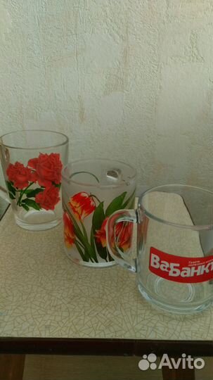 Бокалы разные Новые