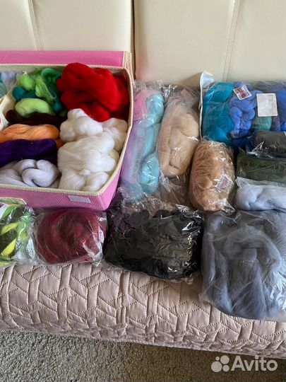 Шерсть для валяния пакетом