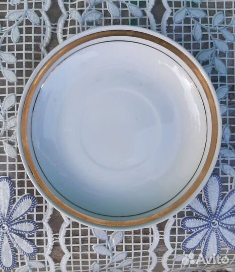 Фарфоровые блюдца юфз, 1963-1973, СССР