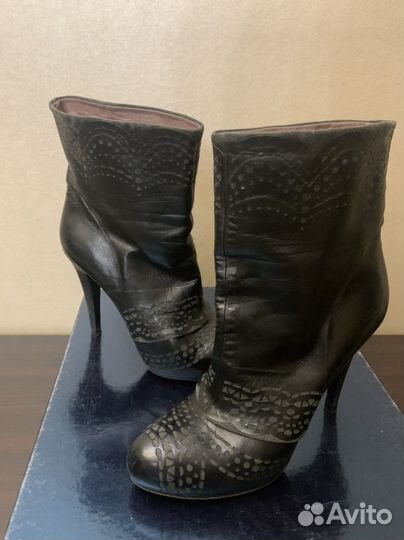 Ботильоны fabi натуральная кожа