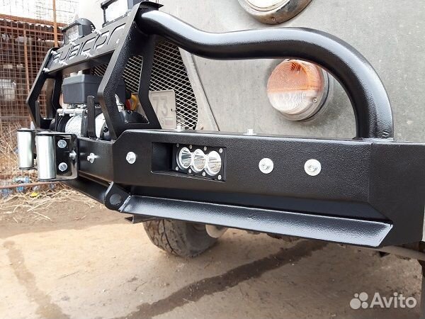 Передний бампер rubicon-4 УАЗ-452, 3303, 39094