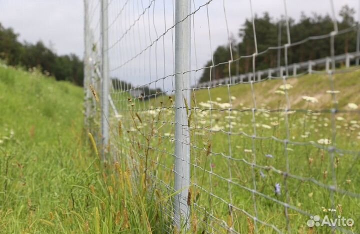 Сетка для ограждений, шарнирная 50метров