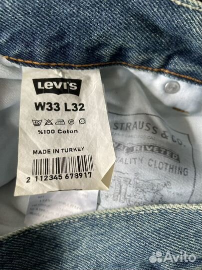 Мужские джинсы levis 501