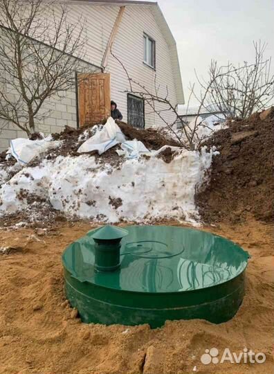 Септик под ключ для частных домов, дачных участков