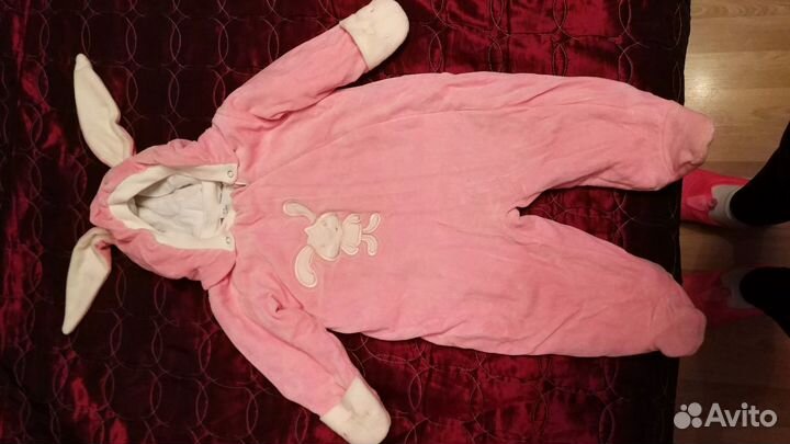 Очаровательный плюшевый комбинезончик 