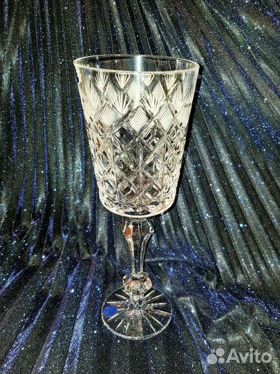 Хрустальные фужеры кубки новые