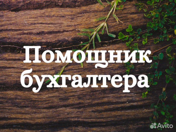 Помощник бухгалтера