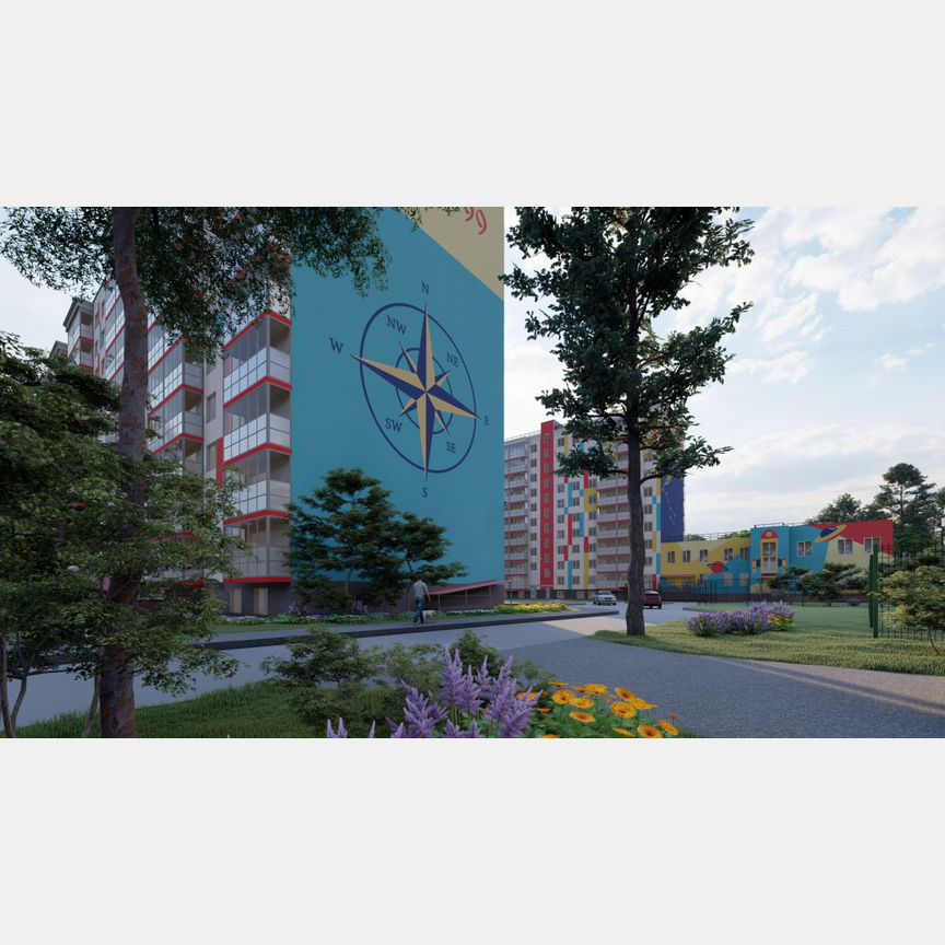 1-к. квартира, 58,3 м², 9/10 эт.