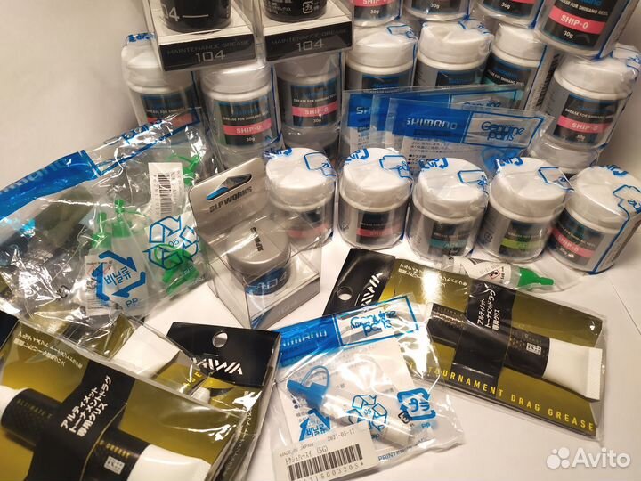 Комплект смазок для рыболовных катушек