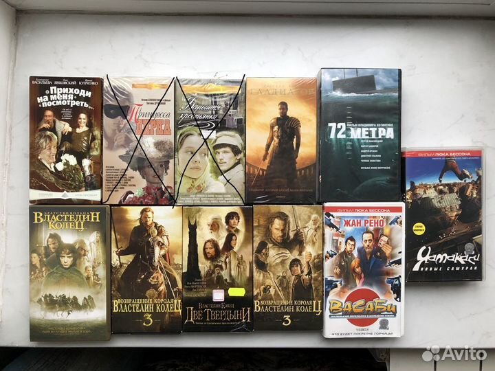 Видеокассеты для детей и взрослых