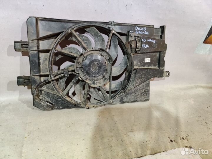 Датсун Он-До 2014- Диффузор в сборе без кондера