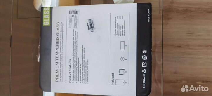 Защитное стекло-чехол на айпад