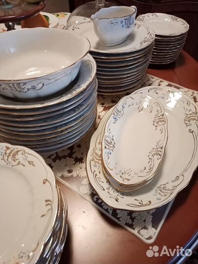 Столовый сервиз Незабудки. Барановка