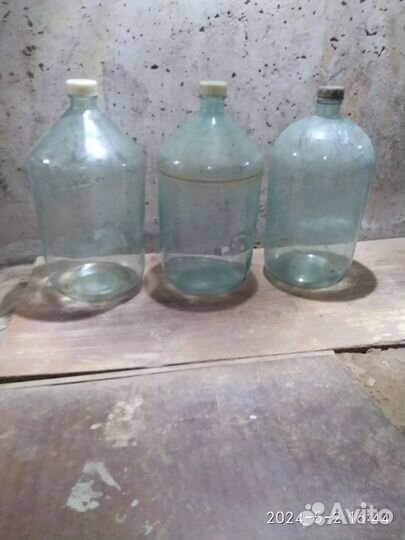 Стеклянные бутыли 20л