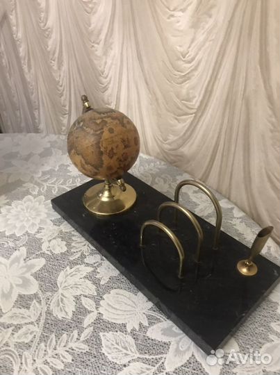 Набор руководителя на мраморной подставке. Торг