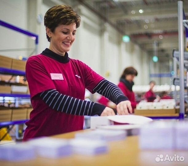 Сортировщик линии упаковки + еда/жилье (в Тамбове)