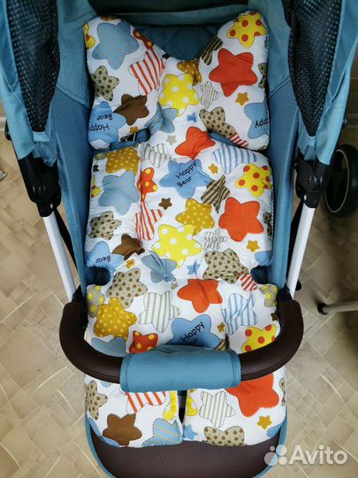 Мягкий матрасик в коляску, стульчик для кормления