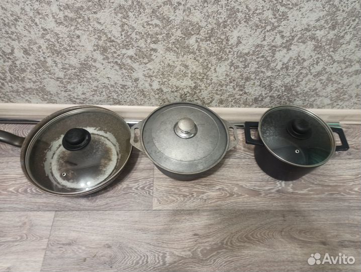 Казан чугунный б/у 3 литра