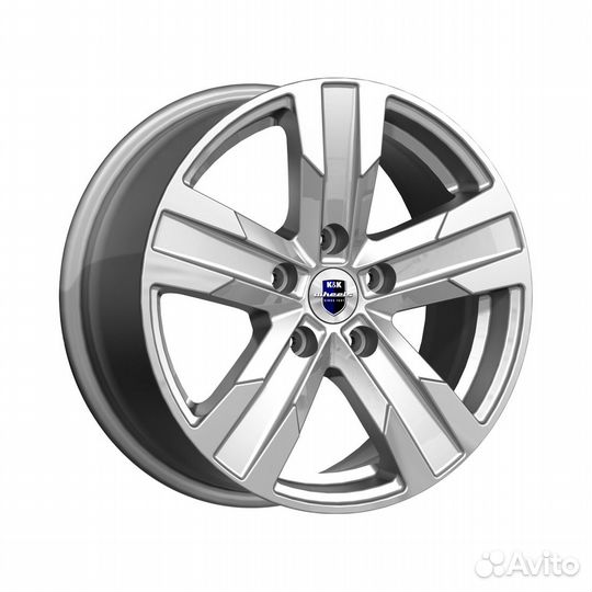 Литые диски 7x16 5x108 63.35 ET45 кик Висмут дарк платинум