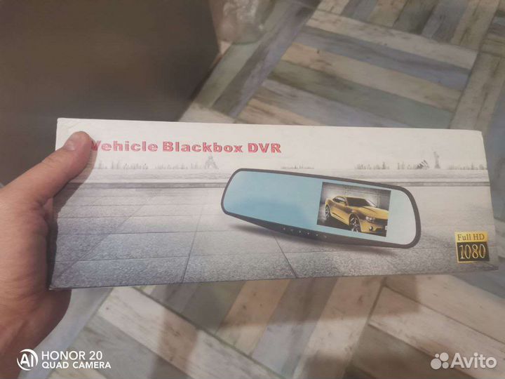 Зеркало видеорегистратор с камерой заднего вида