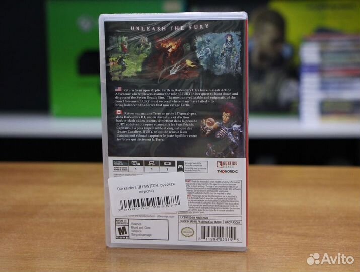 Darksiders III (3) (switch, русская версия)