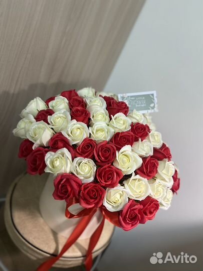 Букет из 101 розы в коробке