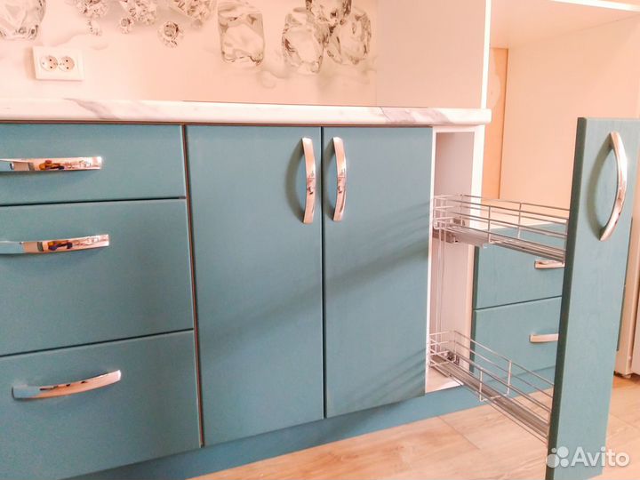 Кухонный гарнитур. Угловая кухня глянец ксп:34837