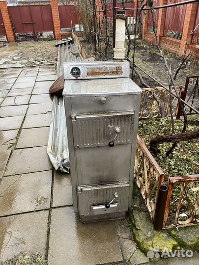 Котел на твердом топливе бу