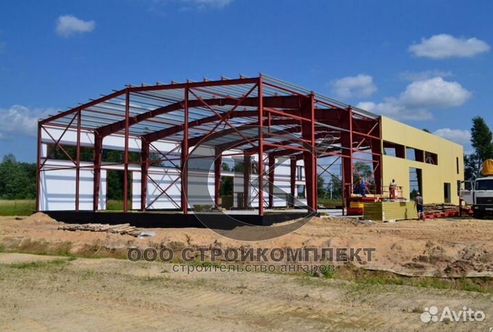 Ангар промышленный комплекс магазины сто xc852