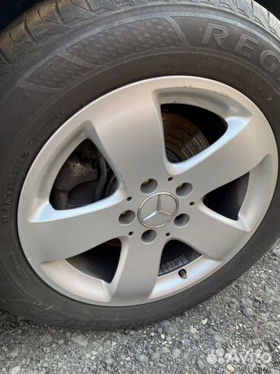 Оригинальные диски с резиной r16 mercedes