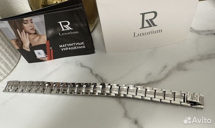 Стальной магнитный браслет от давления мужской