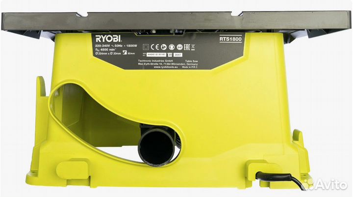 Распиловочный станок без станины Ryobi RTS1800-G 5