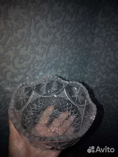 Ваза хрустальная СССР