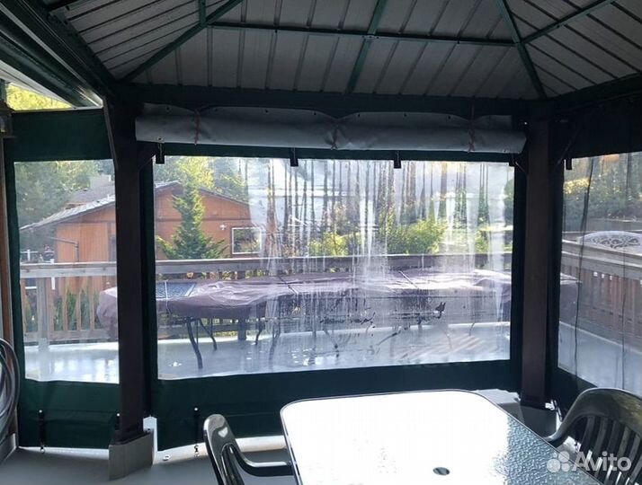 Мягкие окна для загородного дома, дачи, коттеджа