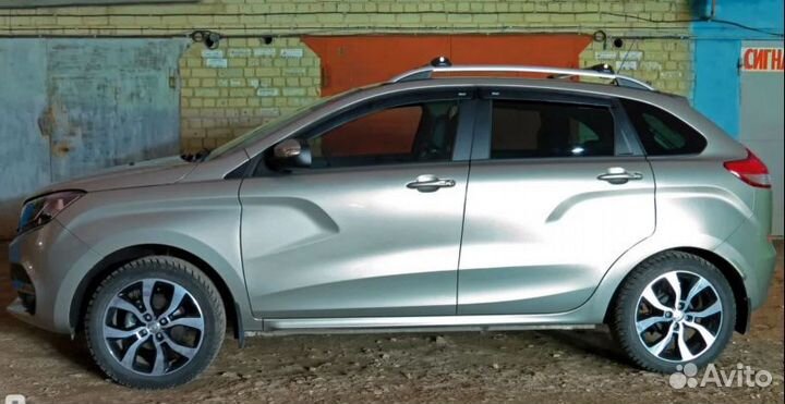 Рейлинги для LADA XRay 2015- серебристые (Турция)