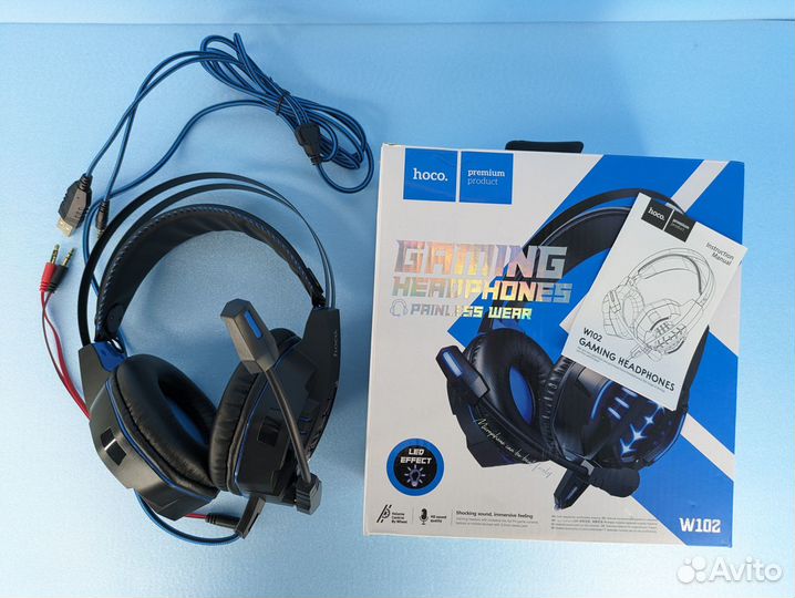 Наушники Hoco игровые проводные для пк